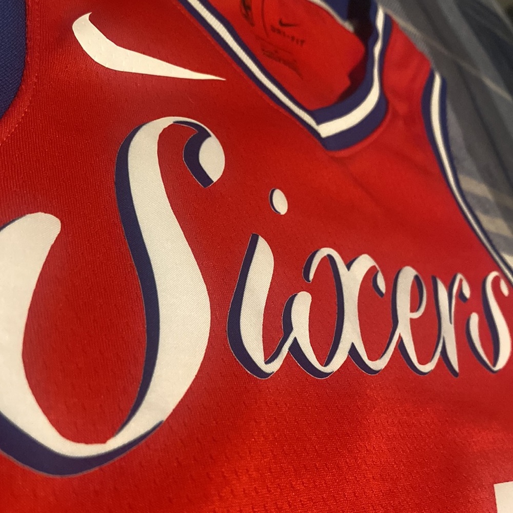 Philadelphia Sixers/76ers #21 Joel Embiid jersey size XL - Picture 4 of 13